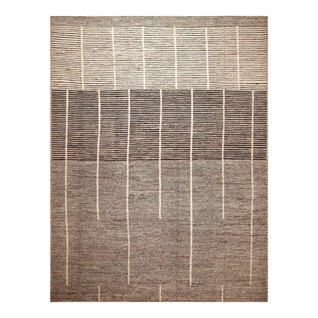 Large Modern Geometric Area Rug For Sale