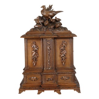 Vintage Liquor Cellar in Walnut For Sale