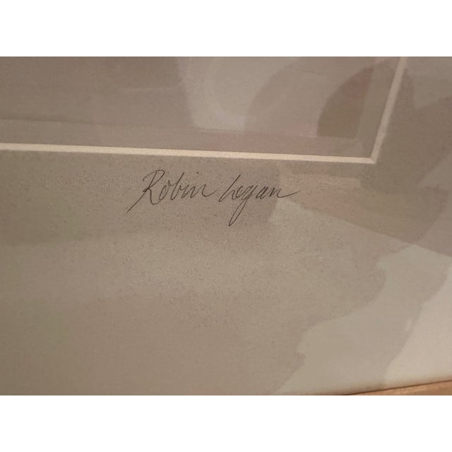 Modern Signed Lithograph of Bottles by Robin Logan For Sale - Image 3 of 7