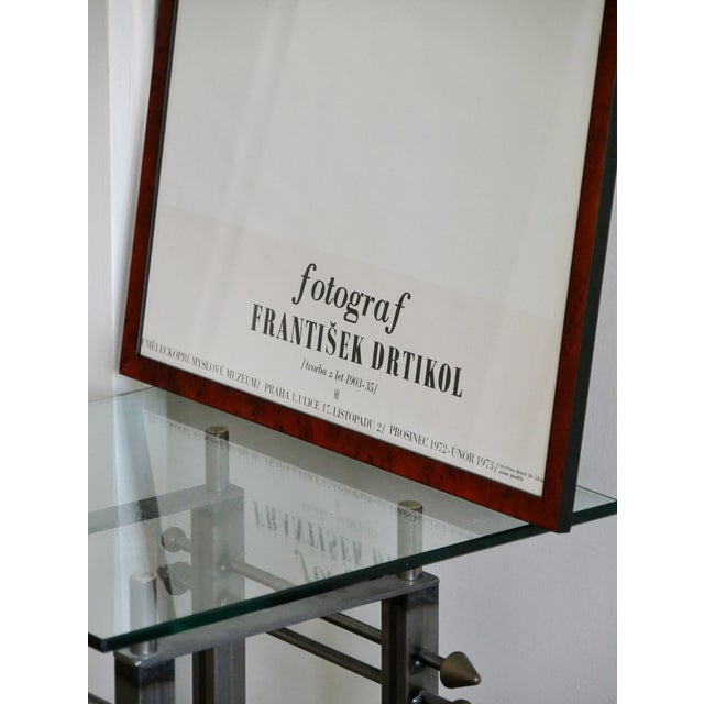 1970s František Drtikol Poster in Pigment Print and Bakelite by František Drtikol, 1972 For Sale - Image 5 of 8