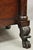 Late 19th Century Antique American Empire Crotch Mahogany Step Back Tall Chest Dresser W/ Paw Feet For Sale - Image 5 of 12