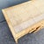 Mid 20th Century Boho Chic Wicker Inlaid Glass Top Writing Desk For Sale - Image 5 of 12