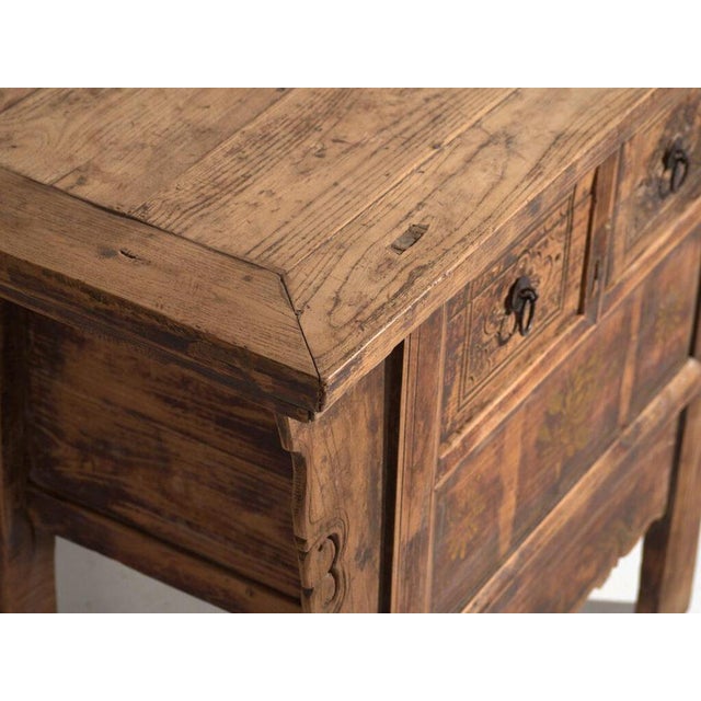 Antique Carved Pine Console For Sale - Image 3 of 10