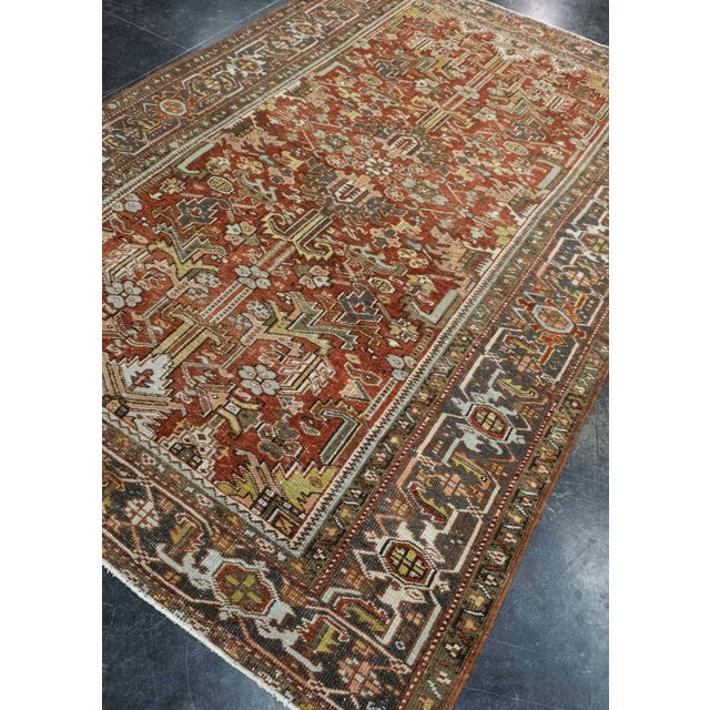 Turkish Turkish Vintage Rug 6'2" x 9' #16728 For Sale - Image 3 of 8