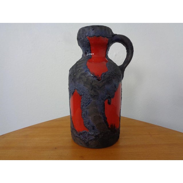 1970s Lava Ceramic Marei Vases, Bowl & Planter, 1970s, Set of 4 For Sale - Image 5 of 18