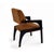 Arches Dining Chair in Camel Cotton Velvet from Insidherland For Sale - Image 4 of 8