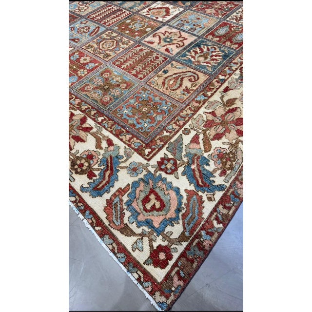 Antique Bakhtiar Carpet For Sale - Image 4 of 6