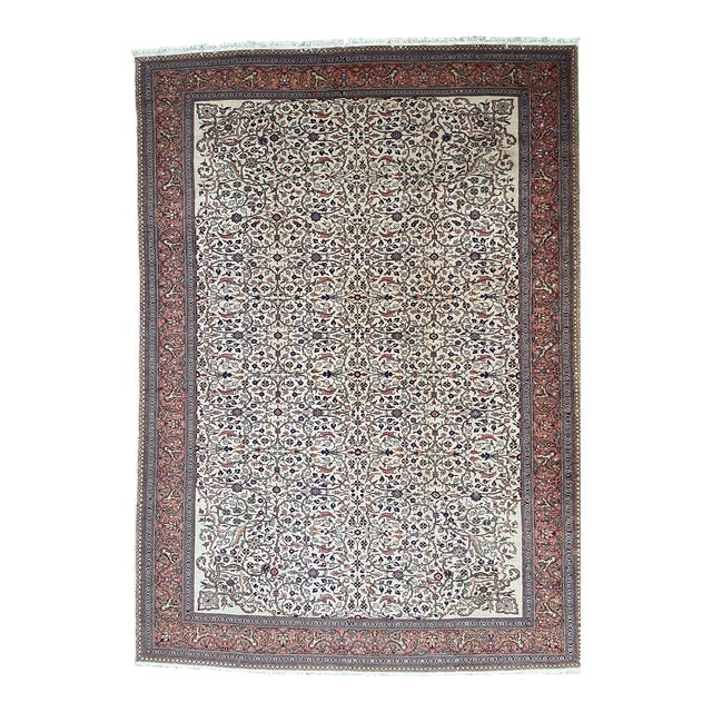 1960s Old Turkish Sivas Area Rug 8x12 For Sale