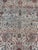 Brown Antique Bijar Carpet Oriental Carpet, Handmade, Ivory, Coral, Light Blue, Taupe For Sale - Image 8 of 17