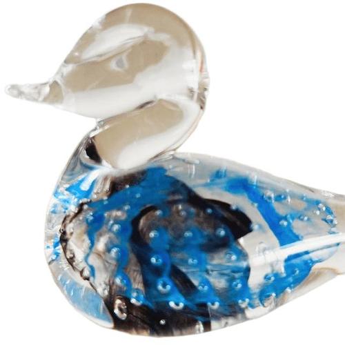 Vintage Glass Duck Figurines from FM Konstglas Ronneby, 1970s, Set of 2 For Sale - Image 10 of 12