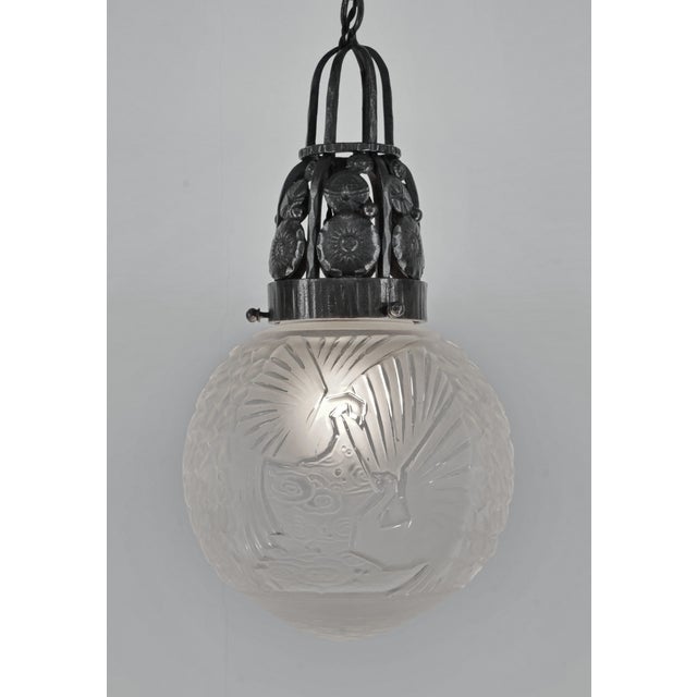 Art Deco French Art Deco Pendant by M. Vasseur & Muller Freres 1920s France For Sale - Image 3 of 13