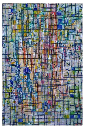 Reticulum - Oil Painting 1995 by Giorgio Lo Fermo 2015