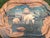 Vintage Hand-Painted Elephant & Indian Landscape Decorative Serving Tray For Sale - Image 4 of 12