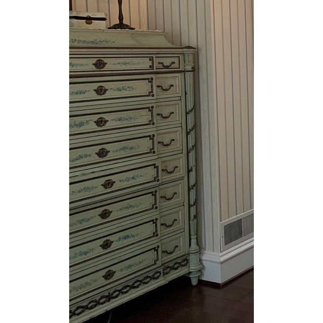 French Antique French Louis XVI Style Semainier For Sale - Image 3 of 12