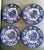 Early 20th Century Blue & White Turkey Plate For Sale In Jacksonville, FL - Image 6 of 6