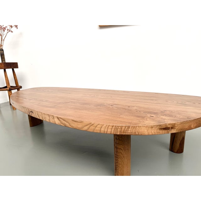 Freeform Coffee Table in Oak, 1950s For Sale - Image 17 of 18