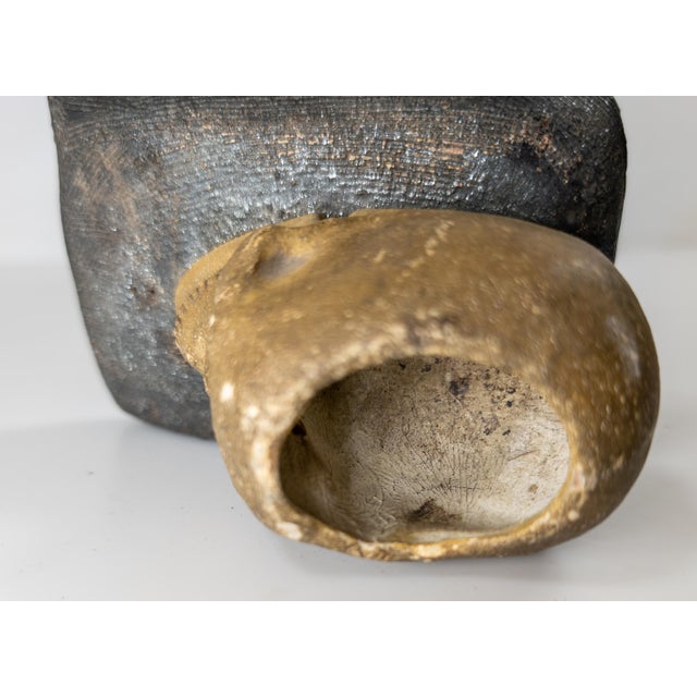 19th Century Folk Art Memento Mori Skull Form Match Holder For Sale - Image 12 of 15