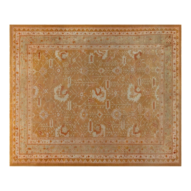 1930s Turkish Oushak Rug, For Sale