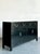 Black Vintage Asian Black Lacquered Credenza For Sale - Image 8 of 14