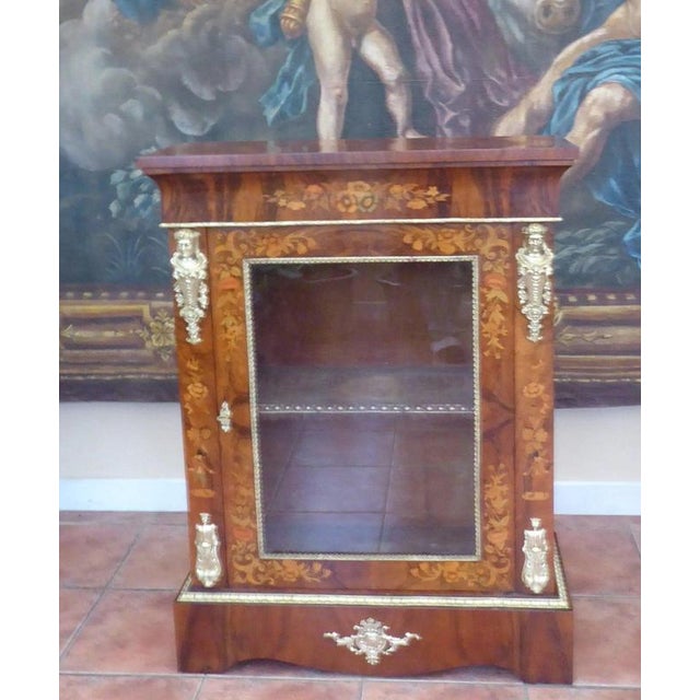 Metal Antique Mid-19th Century Walnut Pier Cabinet from Gillows, 1852 For Sale - Image 7 of 18