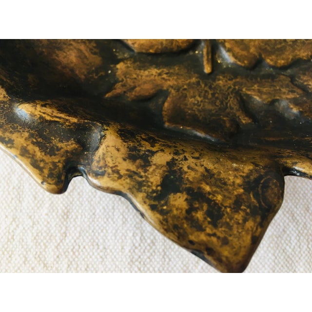Wood Early 20th Century Italian Bronze Bowl. For Sale - Image 7 of 9