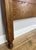 Brown Vintage French Style Oak Headboard For Sale - Image 8 of 9