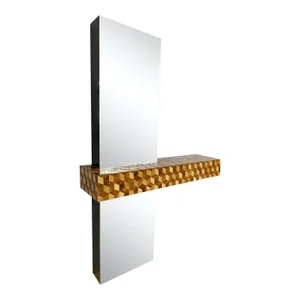 Paul Evans Console With Mirror, Mid Century Modern, 1978, Hollywood Regency