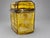 Bohemian Amber Etched Glass Coach Scenic Jewelry Casket, Circa 1880 For Sale - Image 4 of 7