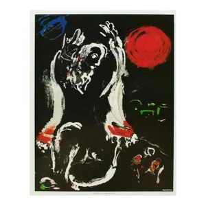 1987 After Marc Chagall "Isaiah", Second Edition Full-Color Print