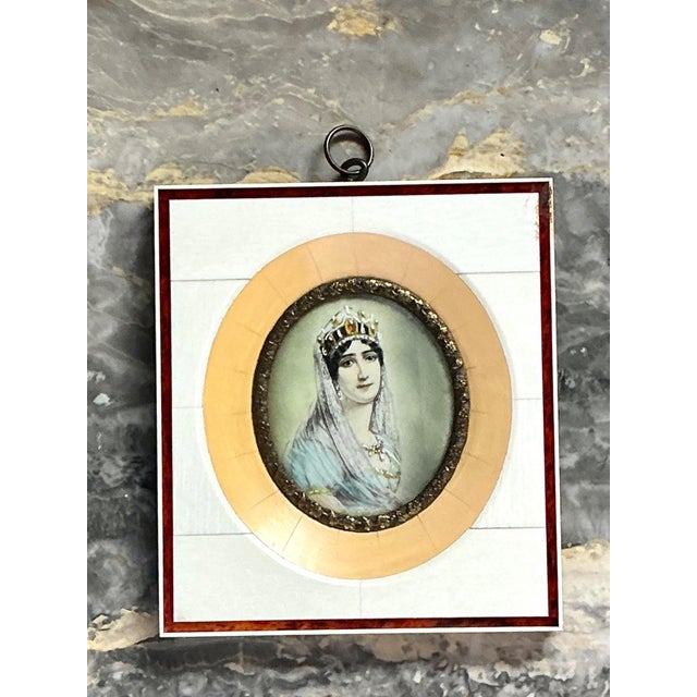 Vintage German Miniature Portrait For Sale - Image 18 of 18