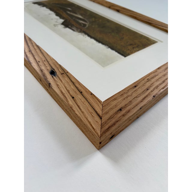 2020s Andrew Wyeth’s “Teel’s Island” Framed in American Chestnut For Sale - Image 5 of 7