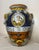 This monumental antique handmade Italian majolica, painted terracotta oilve vase is a unique and exquisite piece of...