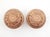Traditional Early 20th Century Vernacular Reading Windsor Brass Passage Door Knob Set For Sale - Image 3 of 7