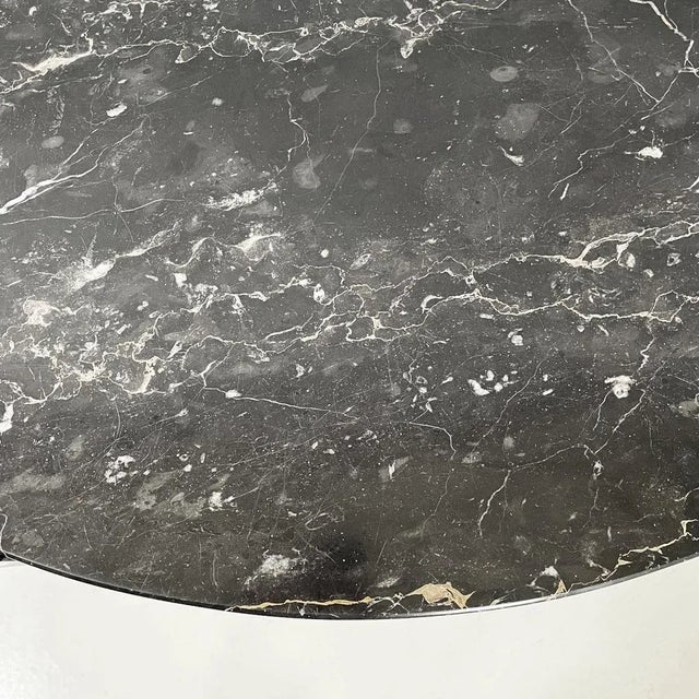 Italian Modern Black Marble Granite Console Aldo Cibic for Memphis, 1980s For Sale - Image 10 of 18