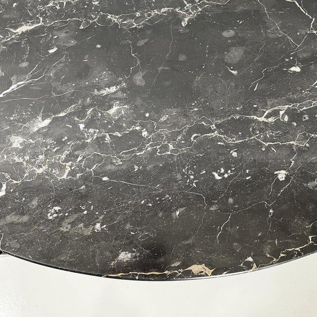 Italian Modern Black Marble Granite Console by Cibic, 1980s For Sale - Image 10 of 18