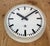 Gray Vintage Industrial Wall Clock from TN, 1960s For Sale - Image 8 of 16