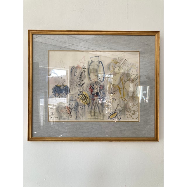 Raoul Dufy Hand Colored Illustration Pochoir From the Estate of Cz Guest For Sale In Los Angeles - Image 6 of 12