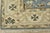 Oushak Rug 4’1” X 6’1” Blue Wool Tribal Hand-Knotted Oriental Carpet For Sale - Image 10 of 13