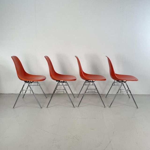 DSS Side Chairs by Eames for Herman Miller, 1960s, Set of 4 For Sale - Image 10 of 16