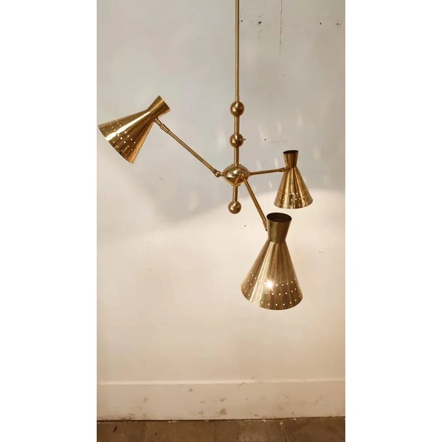 Adjustable Sputnik Lamp with Perforated Cones, in Very Good conditions. Designed 1960 to 1969 Up to 250V (Europe/UK...