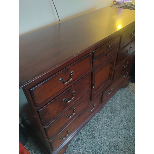 American Drexel Heritage 11 Drawer Dresser For Sale - Image 3 of 6