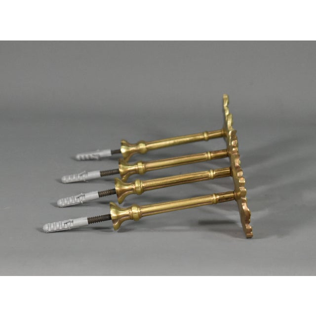 French Bronze Curtain Tie-Backs, Early 20th Century, Set of 4 For Sale - Image 12 of 14