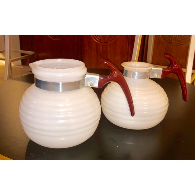 1950s Milk Glass McKee Glasbake Coffee Pot / Teapot a Pair Chairish
