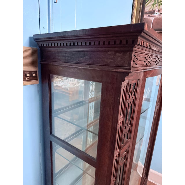 Mission Early 20th Century Mission/Arts and Crafts Bookcase/Cabinet For Sale - Image 3 of 11