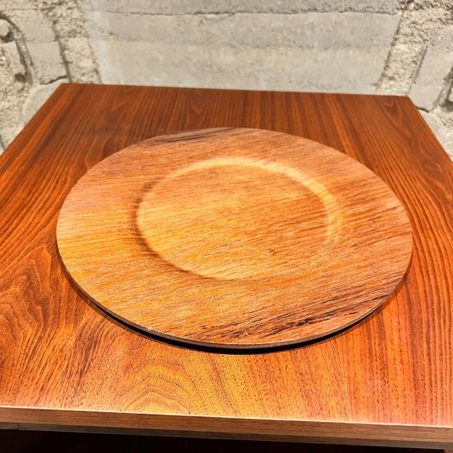 Wood Mid-Century Modern Swedish Teak Wood Serving Tray by Ary, 13-Inch For Sale - Image 7 of 7