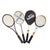 Vintage Collection of Spalding and Slazenger Wooden Tennis Rackets With Clamp For Sale