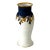 Early 20th Century Blue White and Gold Gilt German Porcelain Art Nouveau Vase Signed Ruth De Courcy For Sale