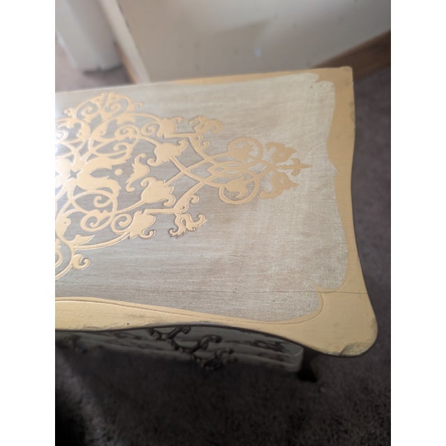 Vintage Florentine Italian Jewelry Music Box For Sale - Image 16 of 17