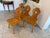 Antique Pine Softwood Farmhouse Chairs, 1950s, Set of 4 For Sale - Image 3 of 9