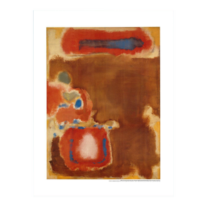 After Mark Rothko - Untitled 1947 Vintage Fine Art Print Offset Lithography Poster 1998 90s